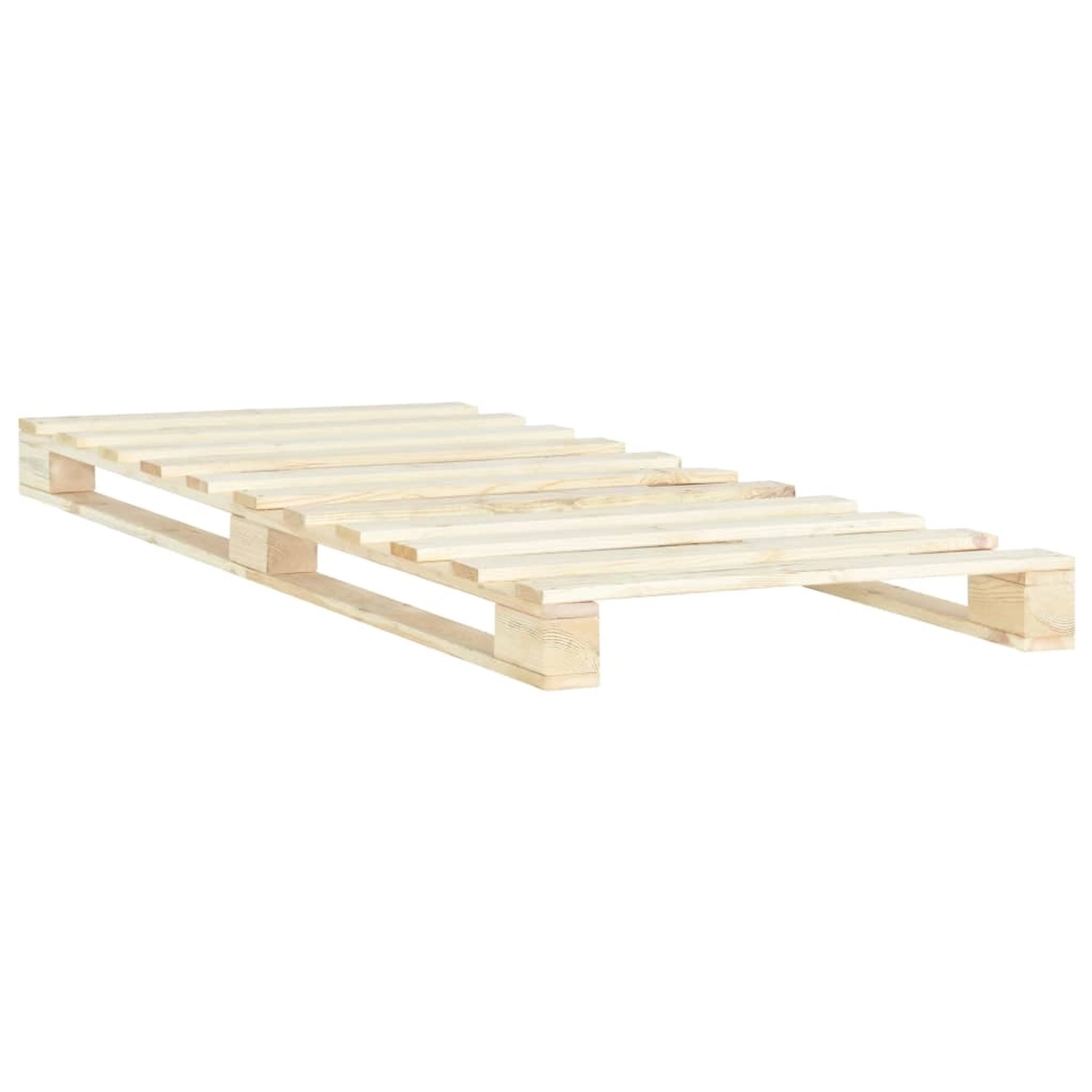 vidaXL Palettenbett Massivholz Kiefer 90x200 cm619001 günstig online kaufen