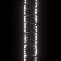 Dicht gepackte, kaltweiße LED-Lichterkette mit 3000 LEDs auf 23 m Länge für Außen-Dekoration.