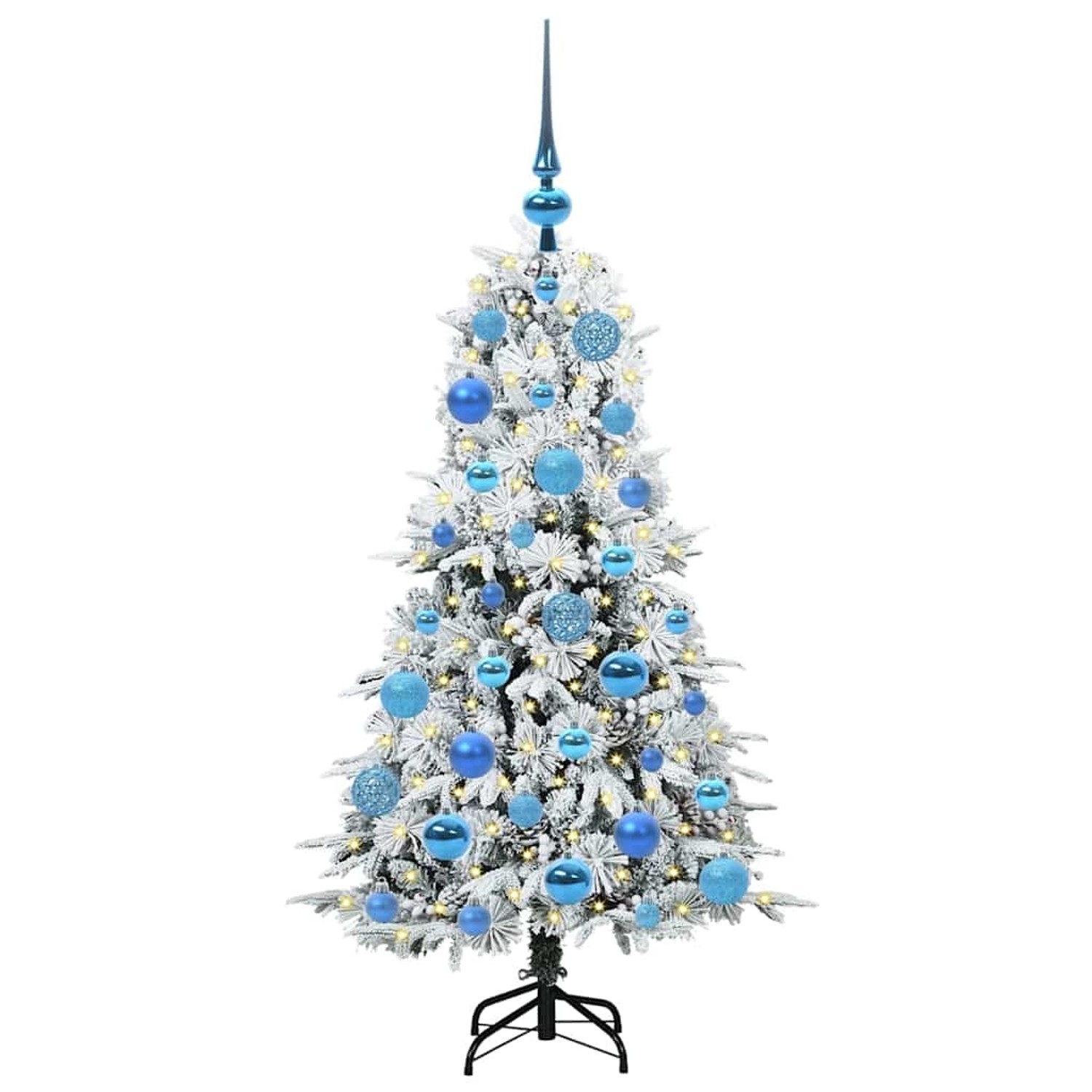 vidaXL Künstlicher Klappbarer Weihnachtsbaum Grün 120 cm PE und PVC 3397465
