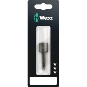 Wera Steckschlüsseleinsatz 13 mm für Außensechskantschrauben, 1/4 Zoll Antrieb.