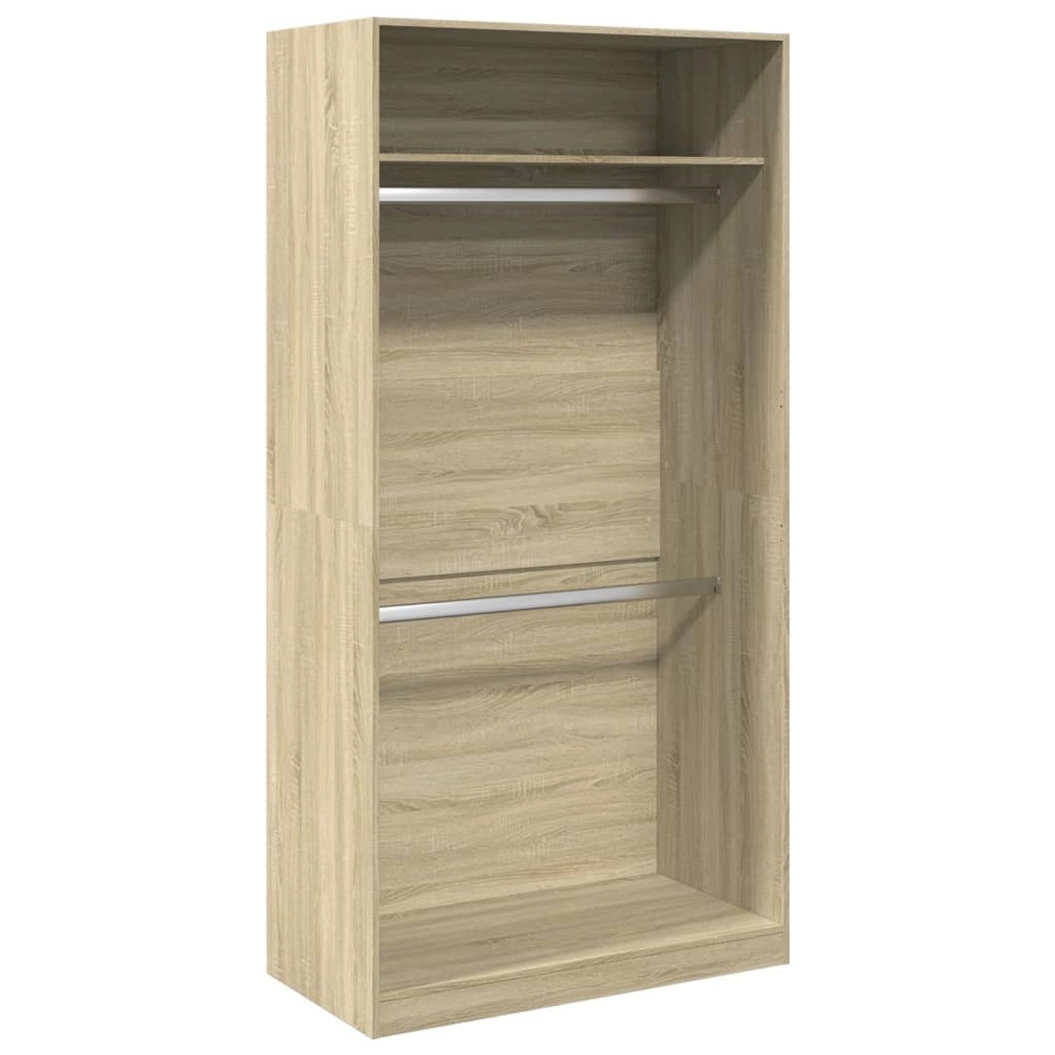 vidaXL Kleiderschrank Sonoma-Eiche 100x50x200 cm Holzwerkstoff 3307803 günstig online kaufen