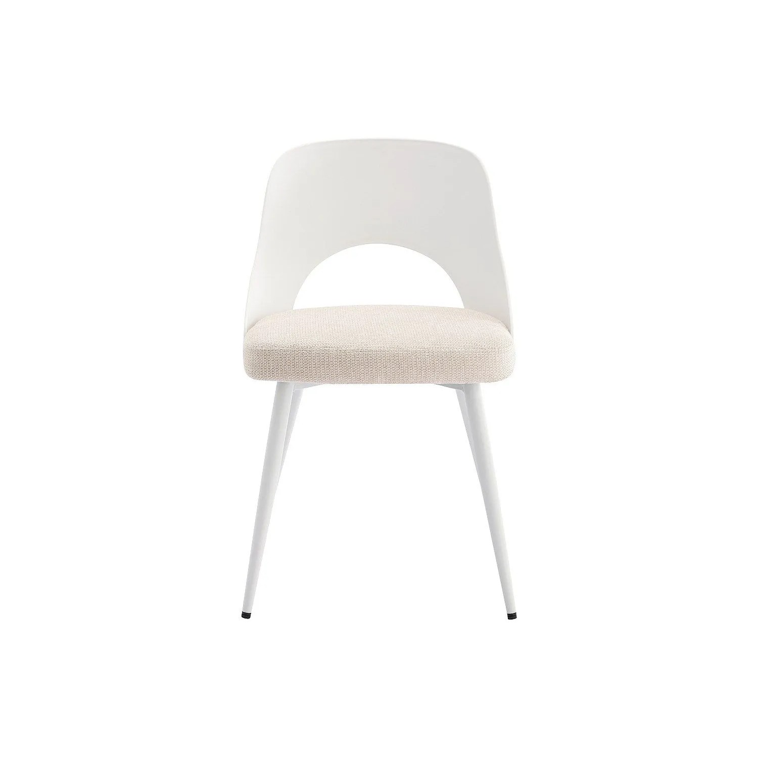 Vente-unique Stuhl Irelina Beige  Weiß 49.5 cm