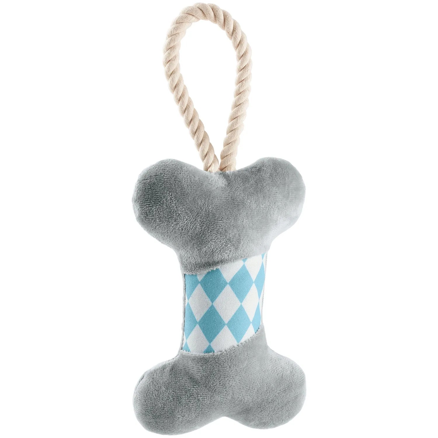 Hunter Hundespielzeug Salima Knochen 30 cm Grau