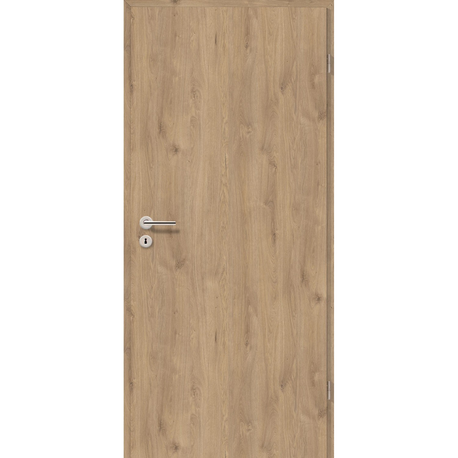 GetaDoor Zimmertür GL 767 Eiche Adria 86 cm x 198,5 cm Anschlag R