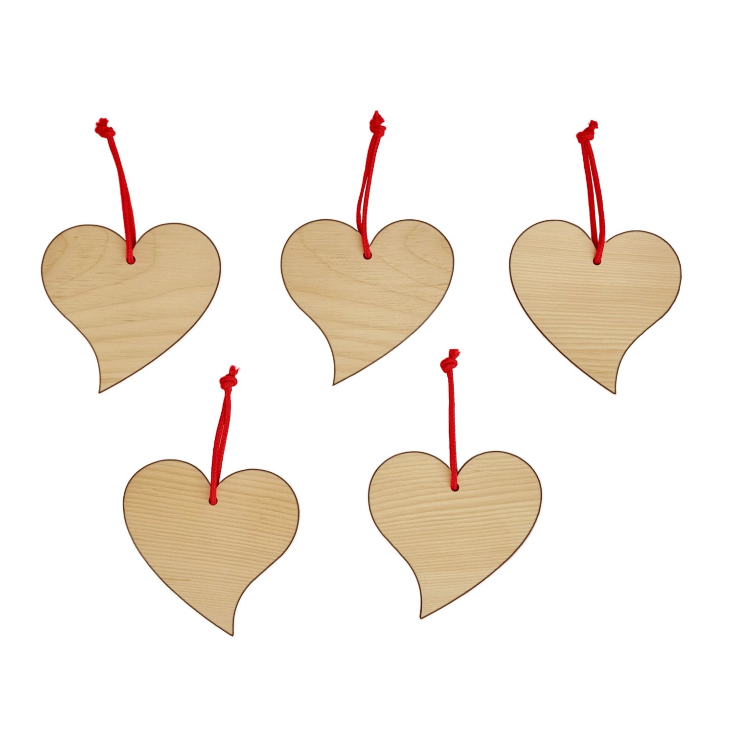 Thumbnail - Erst-Holz Christbaumschmuck Holzschmuck Deko Herz