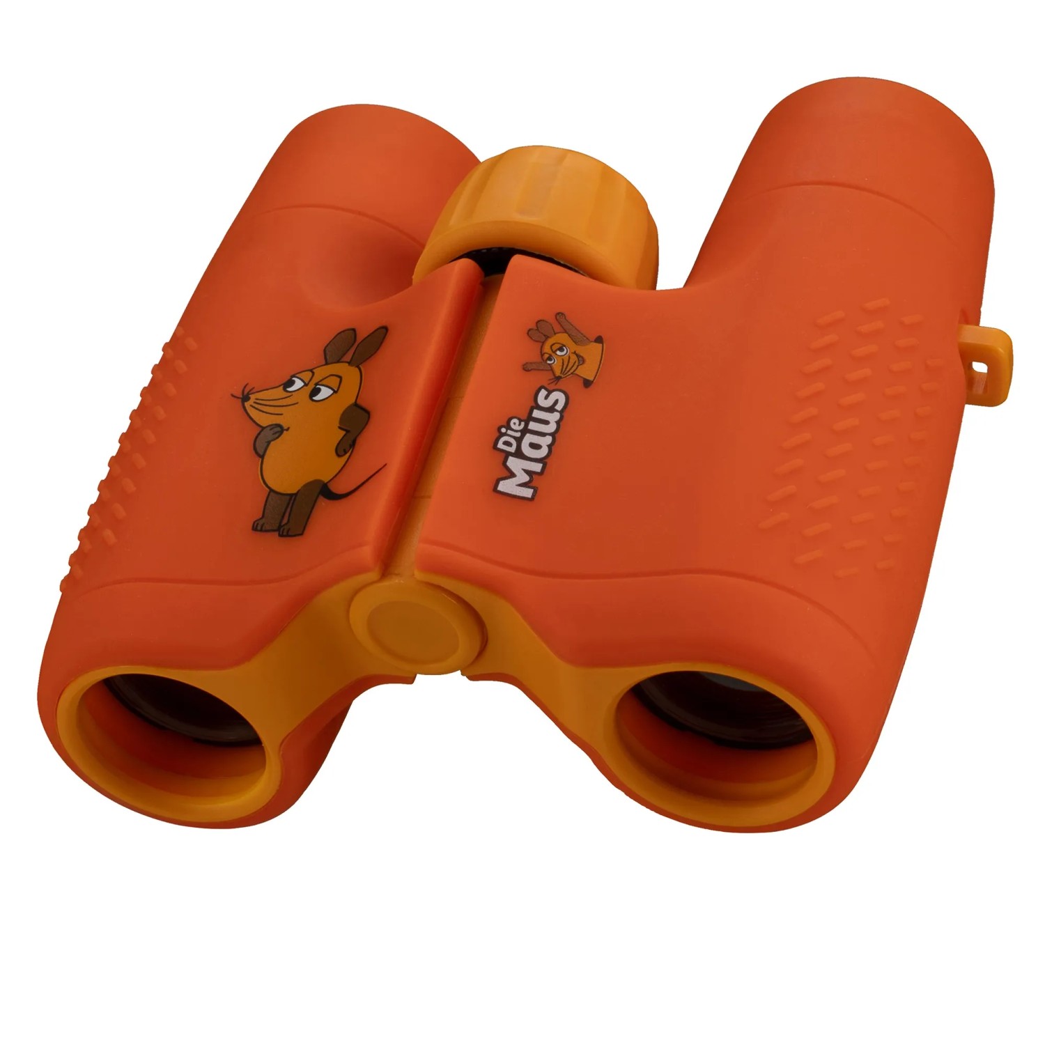 DieMaus Kinderfernglas 6 x 21 mit Beutel Maus-Motiv Orange