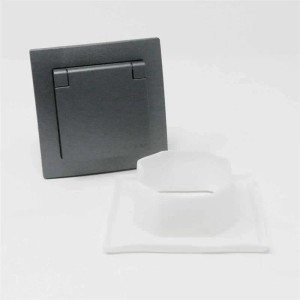 McPower FLAIR Steckdose IP44 anthraz250V16AUP m Rahme