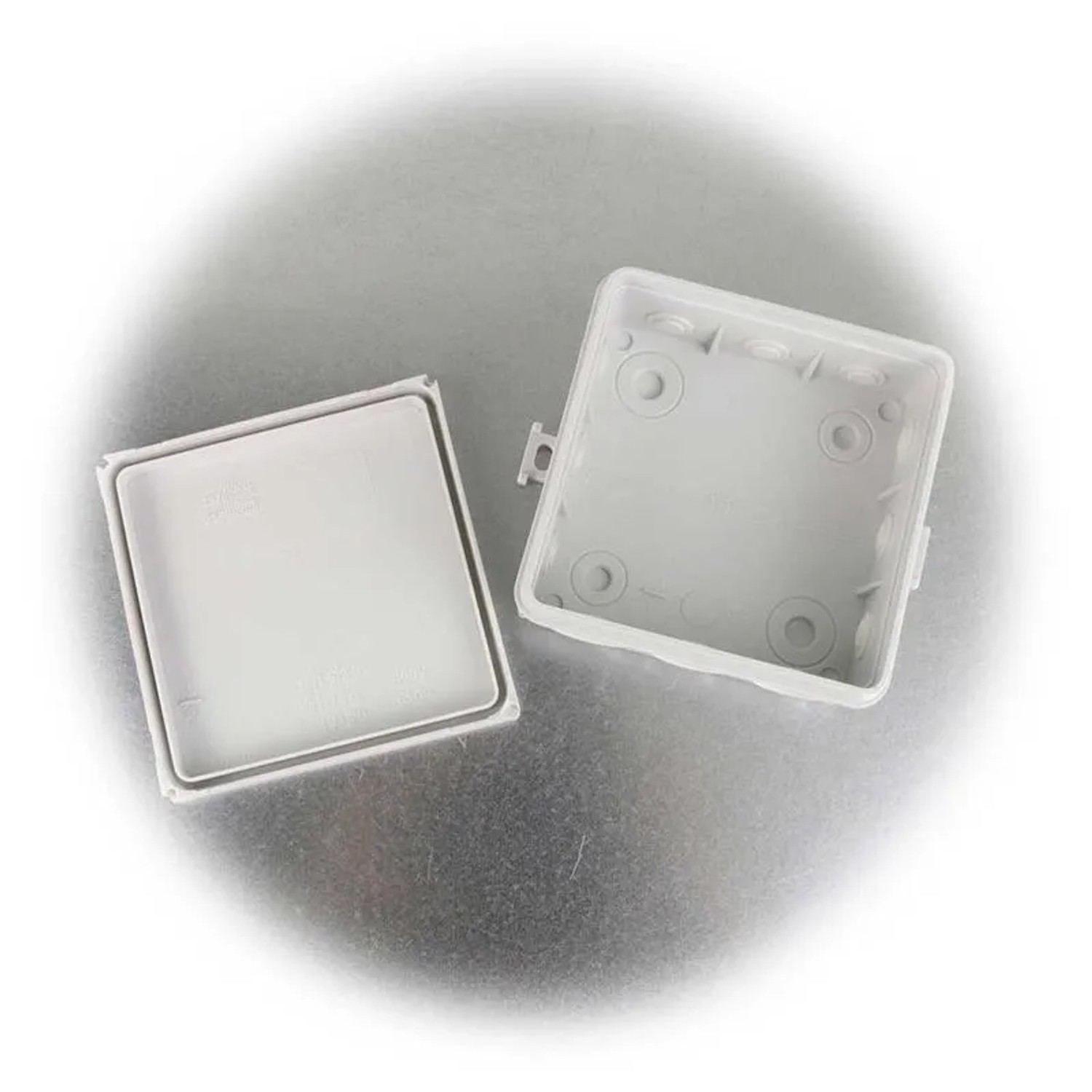 EGB Abzweigkasten IP55 Grau 100x100x42mm Feuchtraum_5