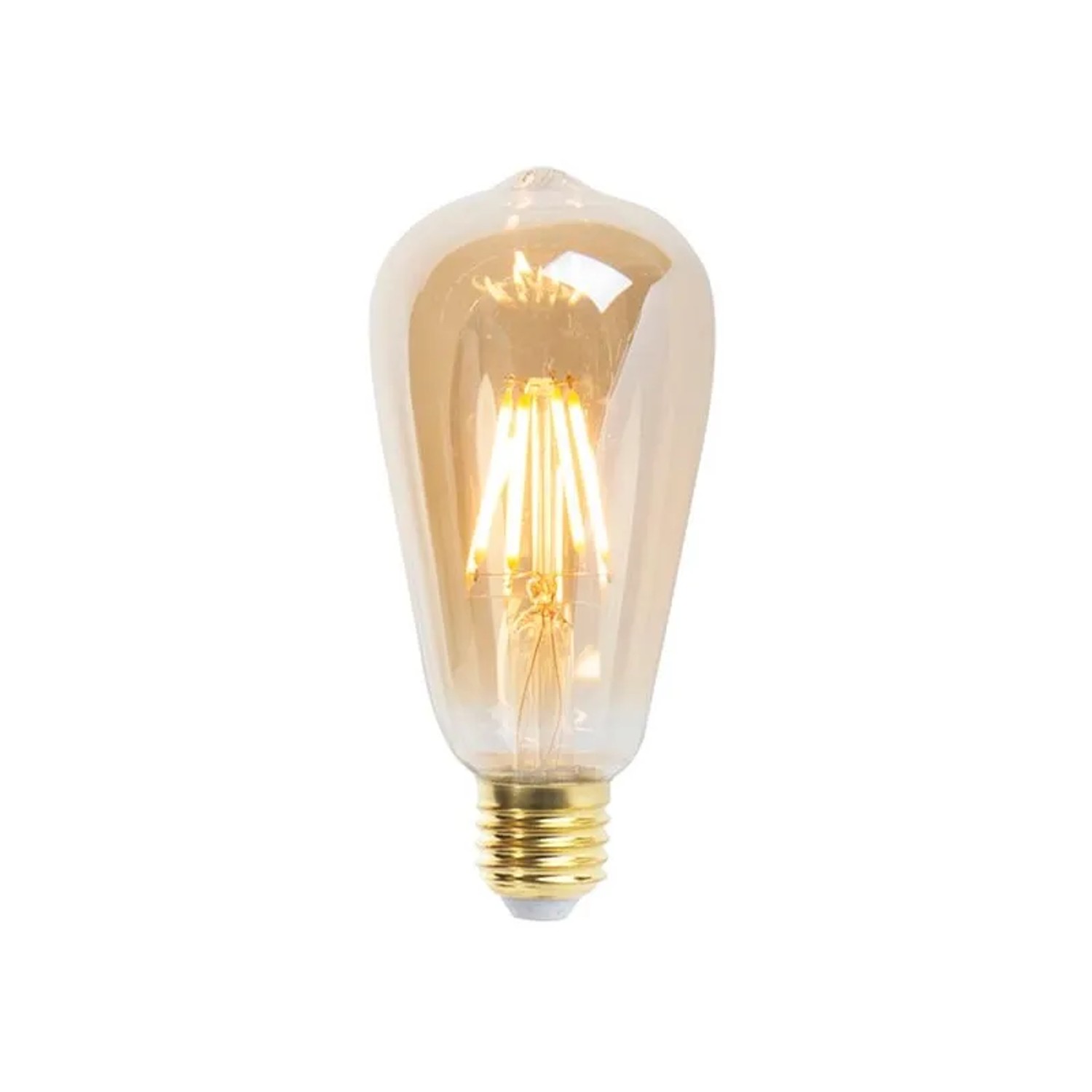 LUEDD E27 Dimmbare LED Glühlampe ST64 Goldline 5W 380,m 2200K