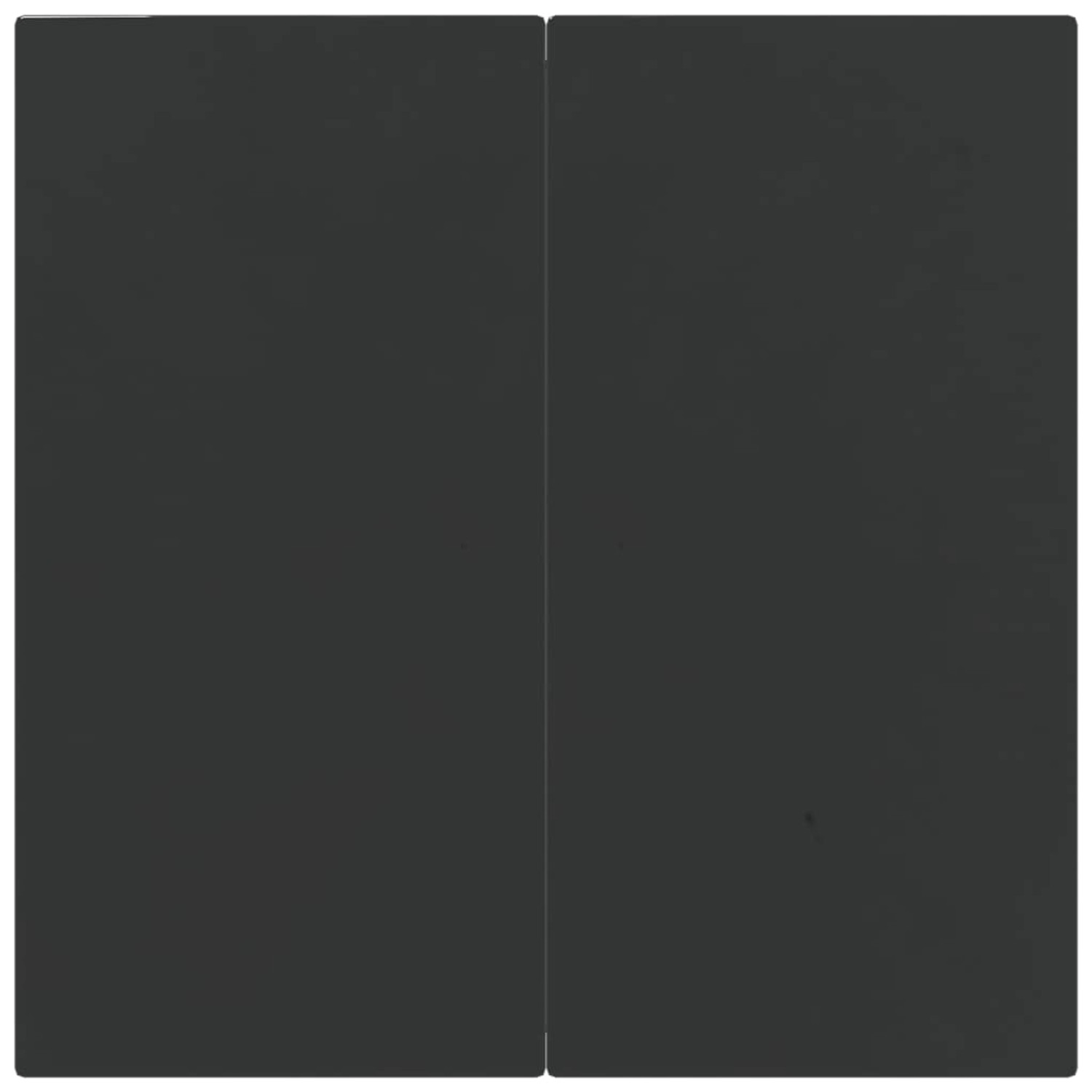 vidaXL 3-Tlg. Garten-Essgruppe, schwarz, Poly Rattan. Gartenmöbel-Set mit Tisch und zwei Stühlen.