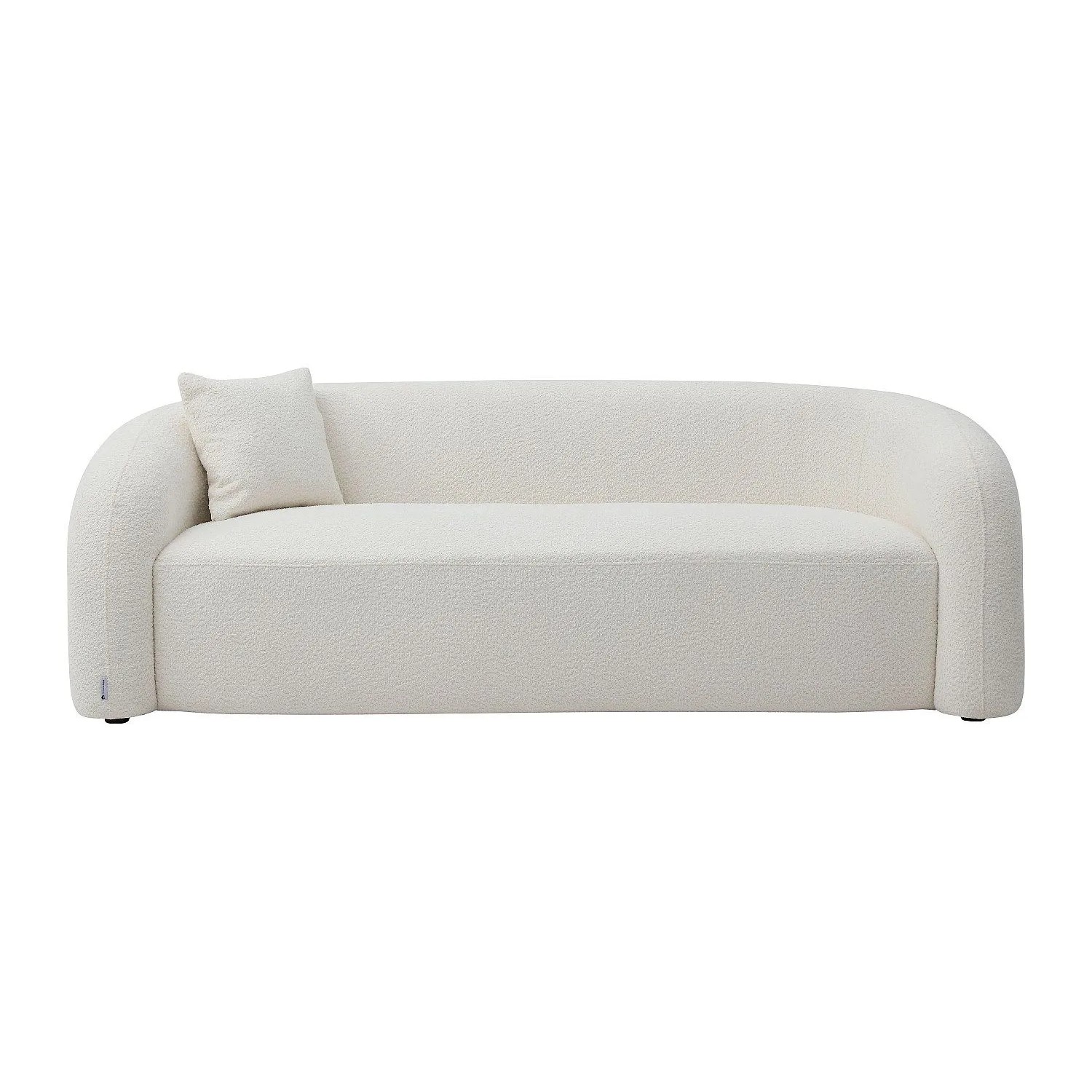 Vente-unique Sofa Ohne Schlafmöglichkeit Lapiota Weiß 220 cm