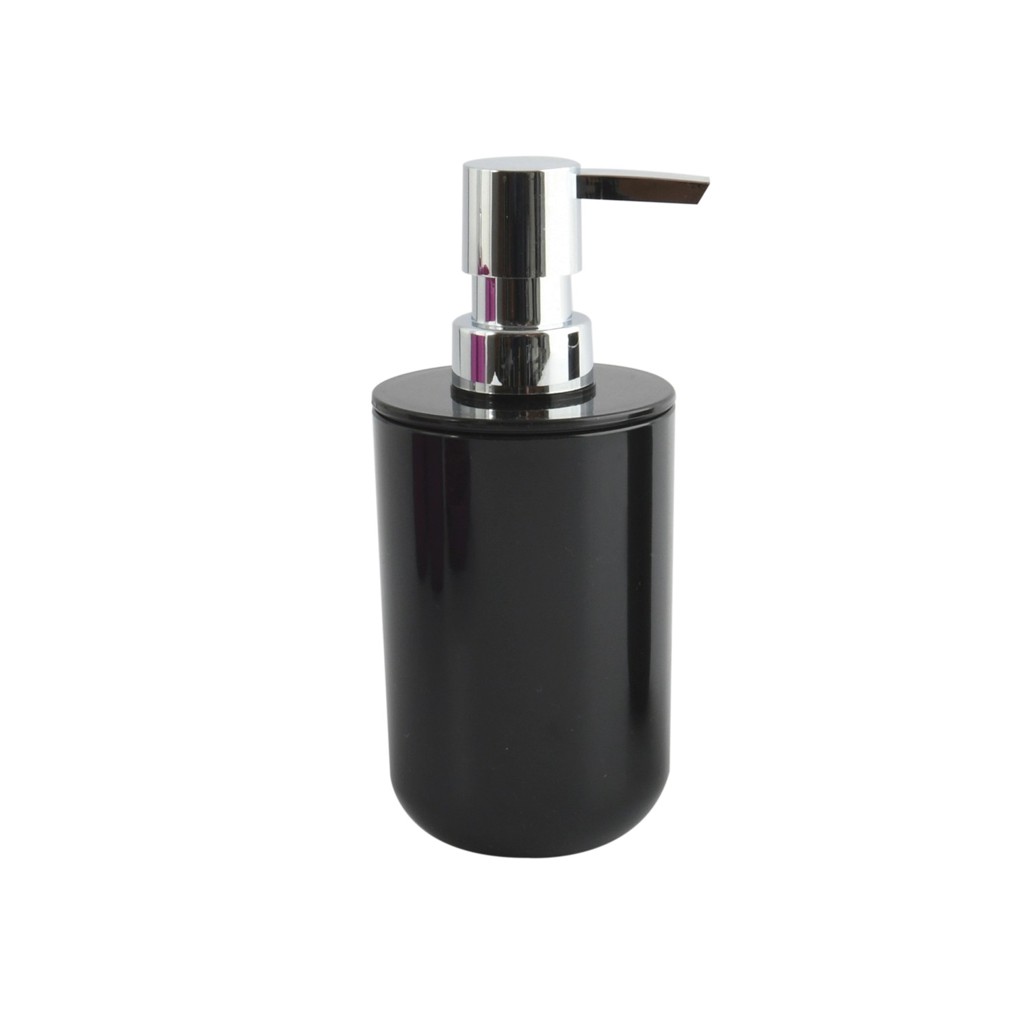 MSV Seifenspender Inagua Polystyrol Ø 7,2 cm x 16 cm Schwarz günstig online kaufen
