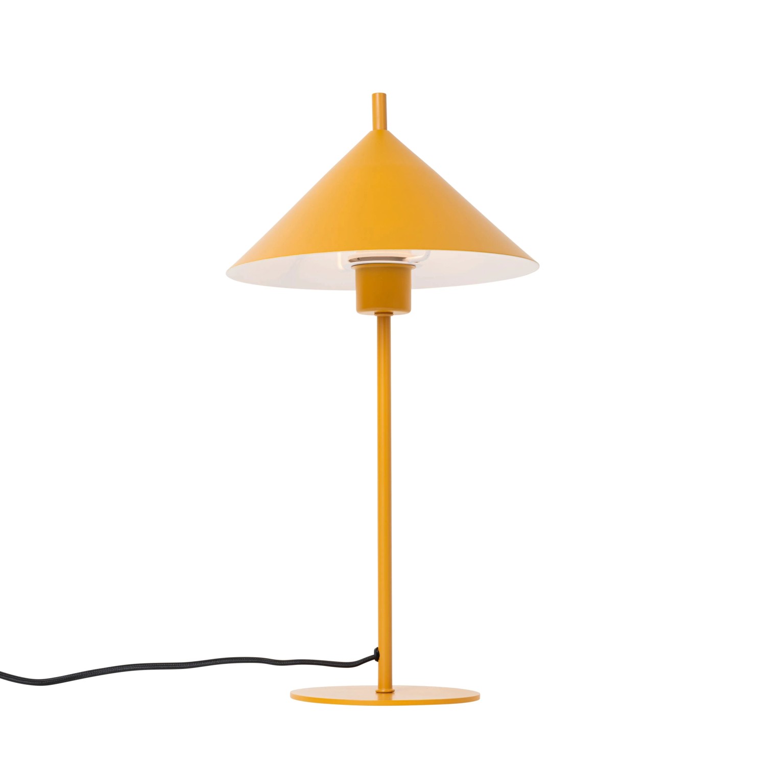 QAZQA Design Tischlampe Gelb Triangolo