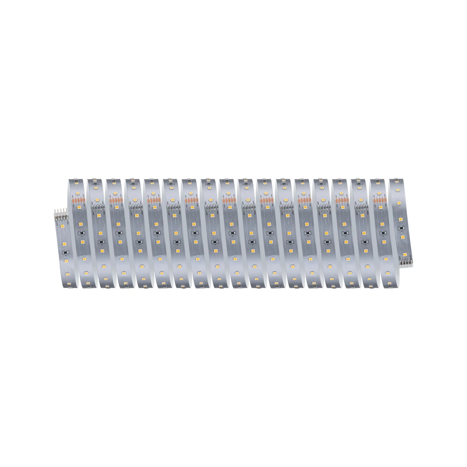 Paulmann MaxLED 500 LED-Strip-Basisset, warmweiß. Flexibler weißer LED-Streifen mit sichtbaren LED-Chips.