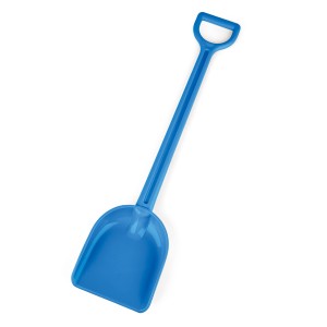 Blaue Hape Sandschaufel aus Kunststoff für Spiel & Spaß im Sandkasten oder am Strand.