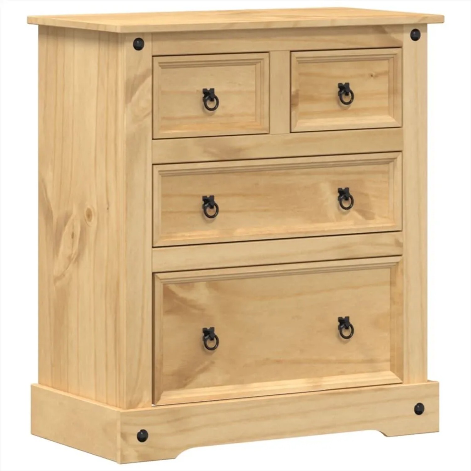 vidaXL Kommode Corona 80x43x91 cm Massivholz Kiefer 4005670