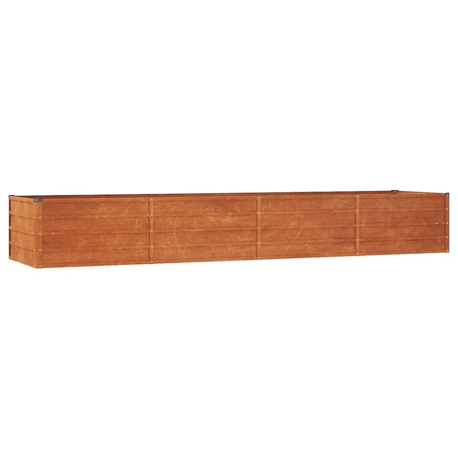 Furnicato Hochbeet Rostig 320x80x45 Cm Cortenstahl