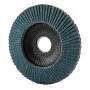 STAHLWERK Fächerscheibe P80, 125 mm, 10er Set für Schleifer.