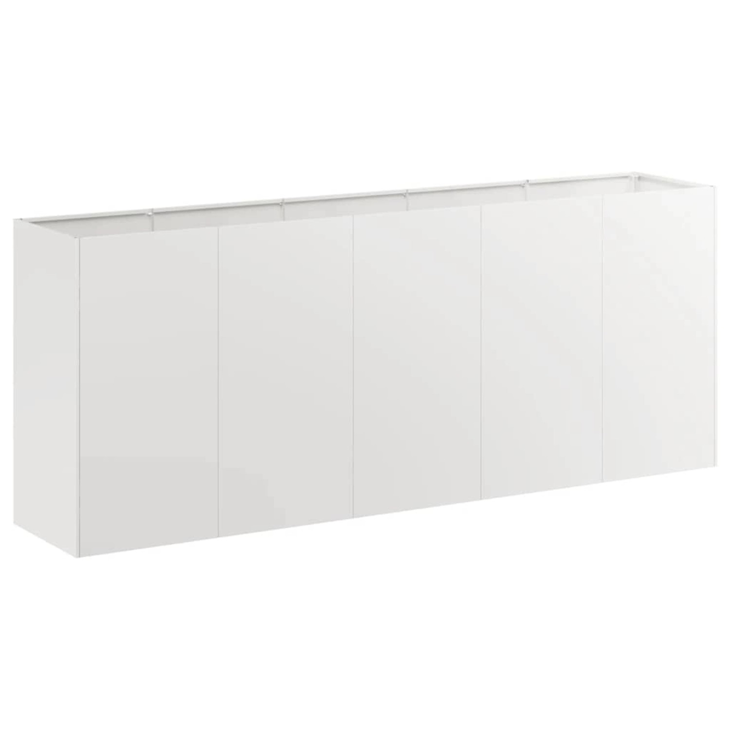vidaXL Pflanzkübel 200x40x80 cm Edelstahl 860728 günstig online kaufen