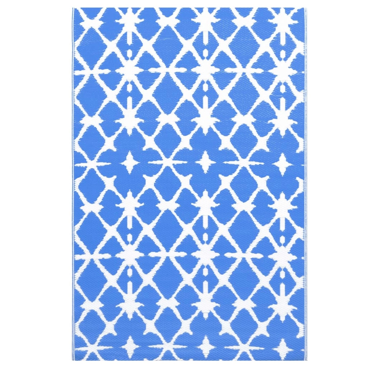 vidaXL Outdoorteppich Blau Und Weiß 160x230 Cm Pp 643966 günstig online kaufen