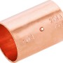 Löt-Muffe, Ø 15 mm, aus Kupfer für die Verbindung von Kupferrohren.