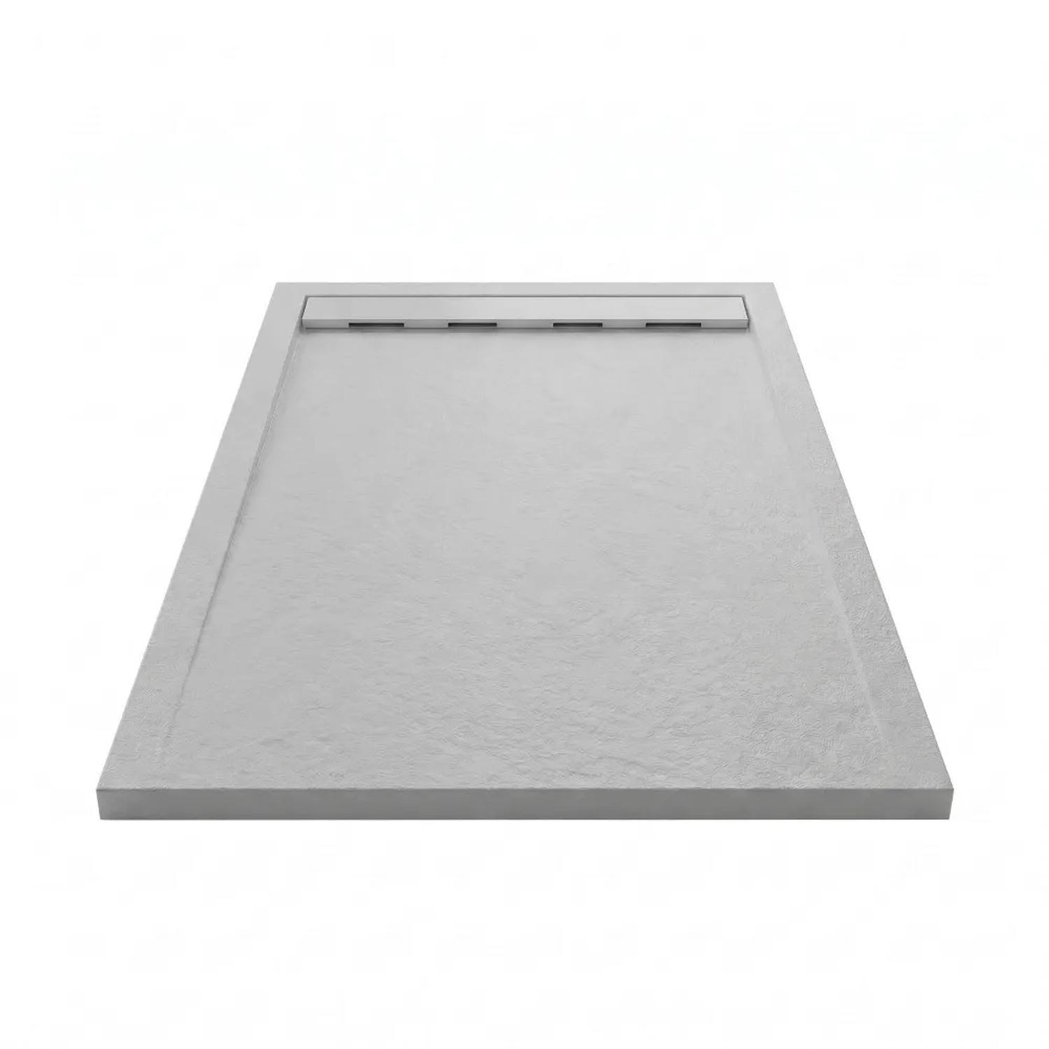Mirlo Mineralguss Duschwanne Extra Flach Ribera  Grau 70x190cm