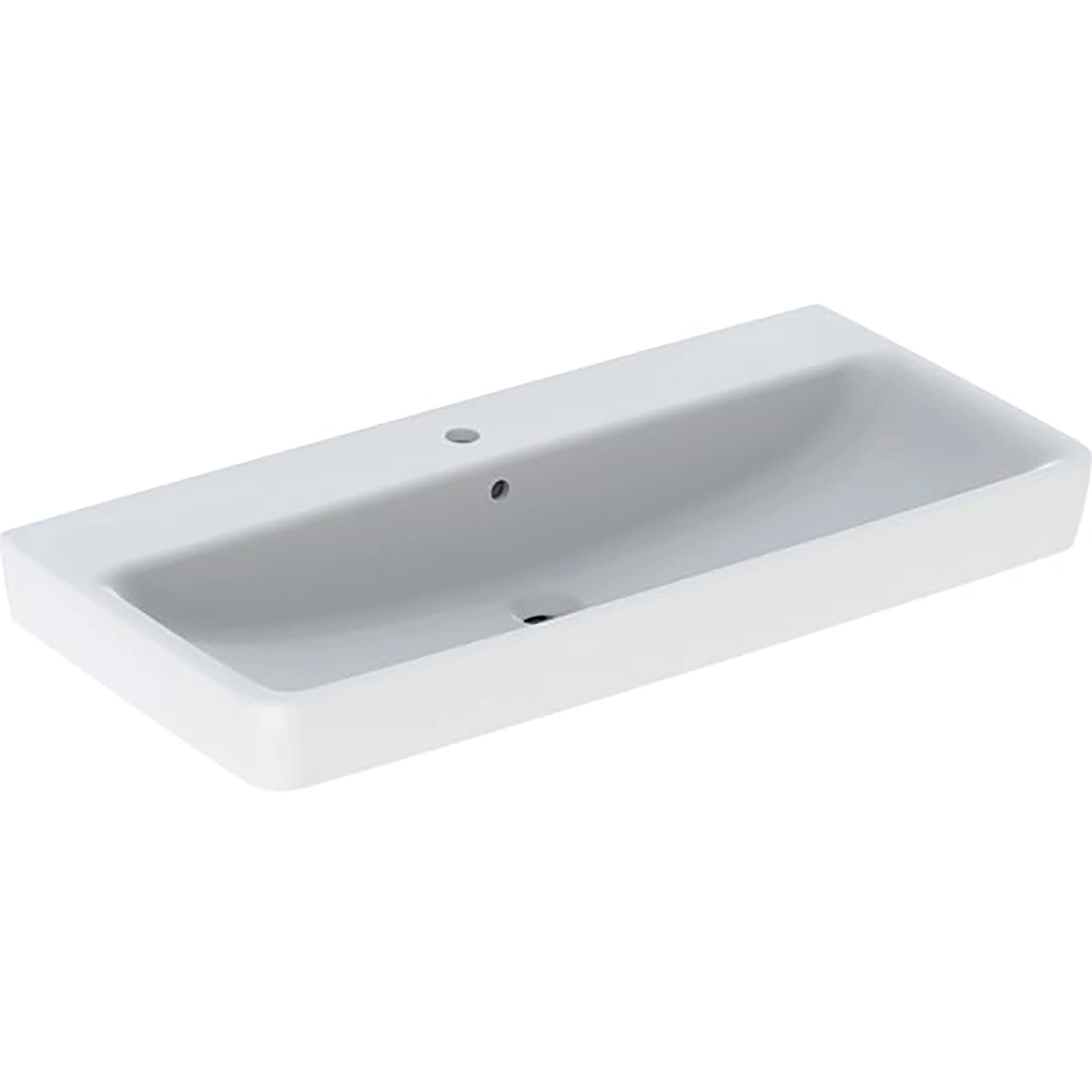 Geberit Waschbecken Renova Plan 100 cm x 48 cm Weiß