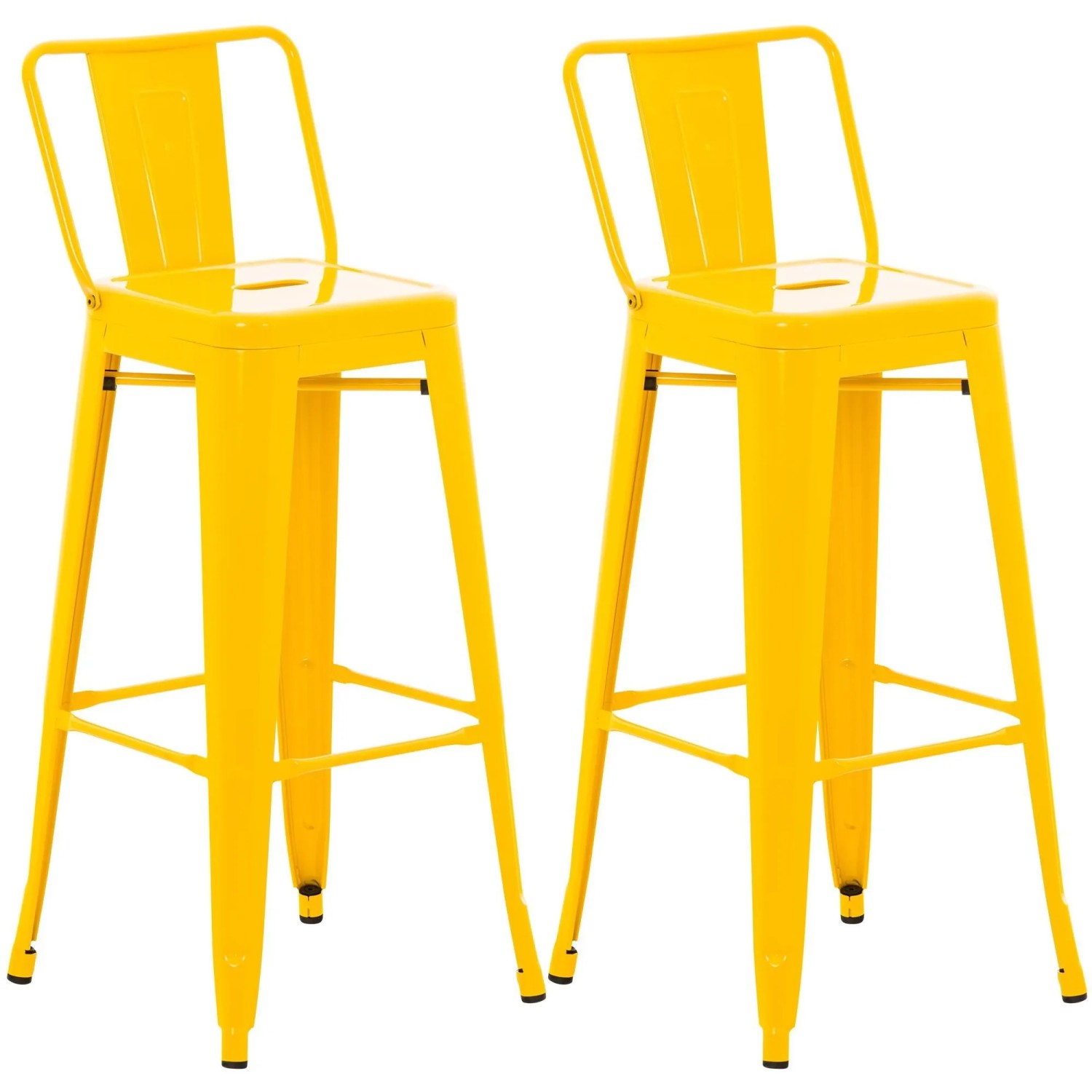 CLP 2er Set Barhocker Mason Gelb
