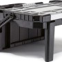 Keter Connect Cantilever Werkzeugkoffer mit zwei Etagen und ausklappbaren Füßen.