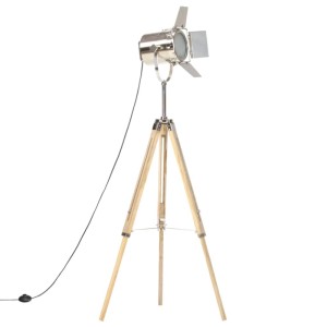 vidaXL Stehleuchte Dreibein Massivholz Mango 140 cm 286116