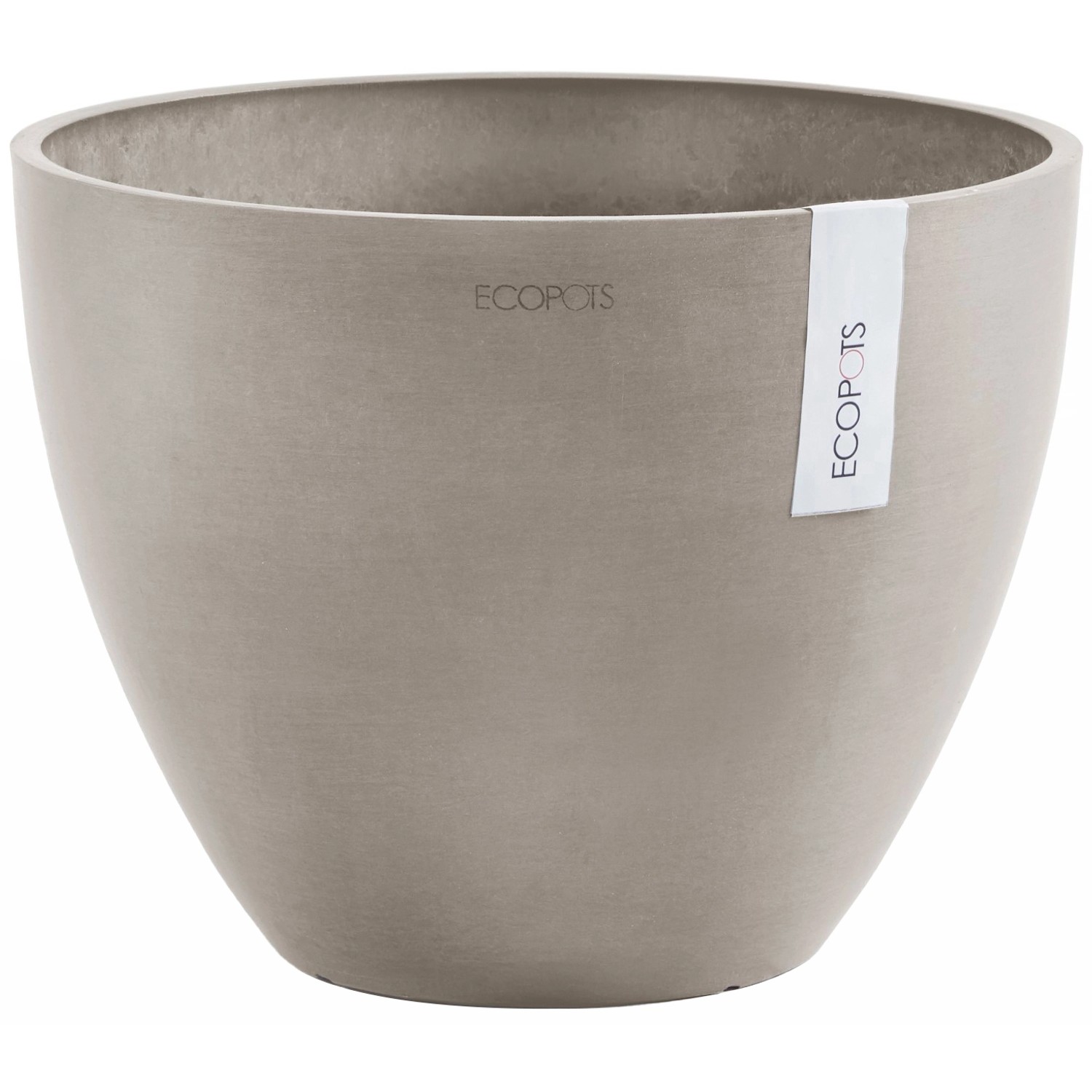 Ecopots Pflanztopf Antwerp Braungrau 30 cm günstig online kaufen