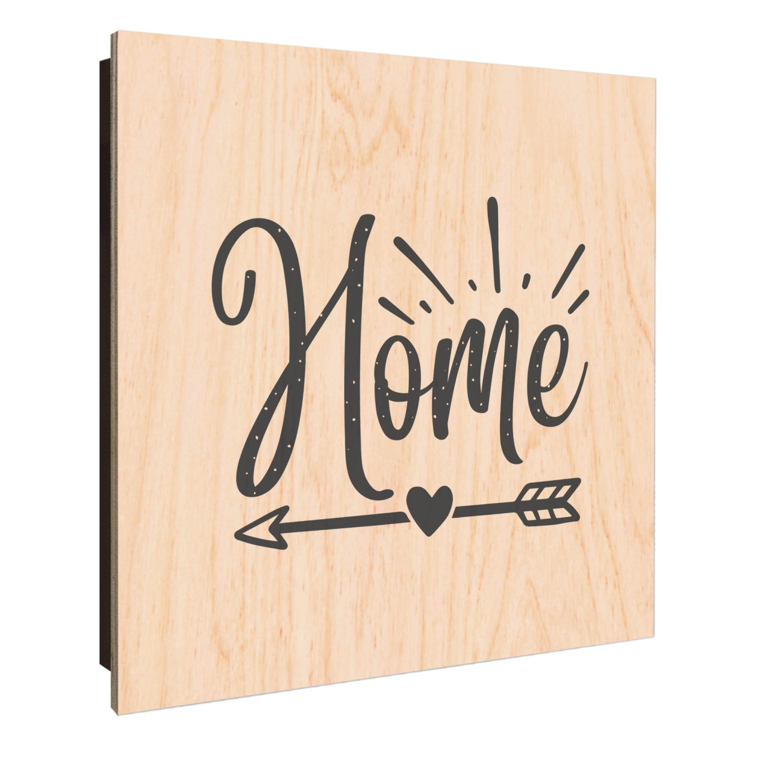 Banjado Großer Schlüsselkasten Holz 30x30cm Schwarz Scharnier Links 50 Hake günstig online kaufen