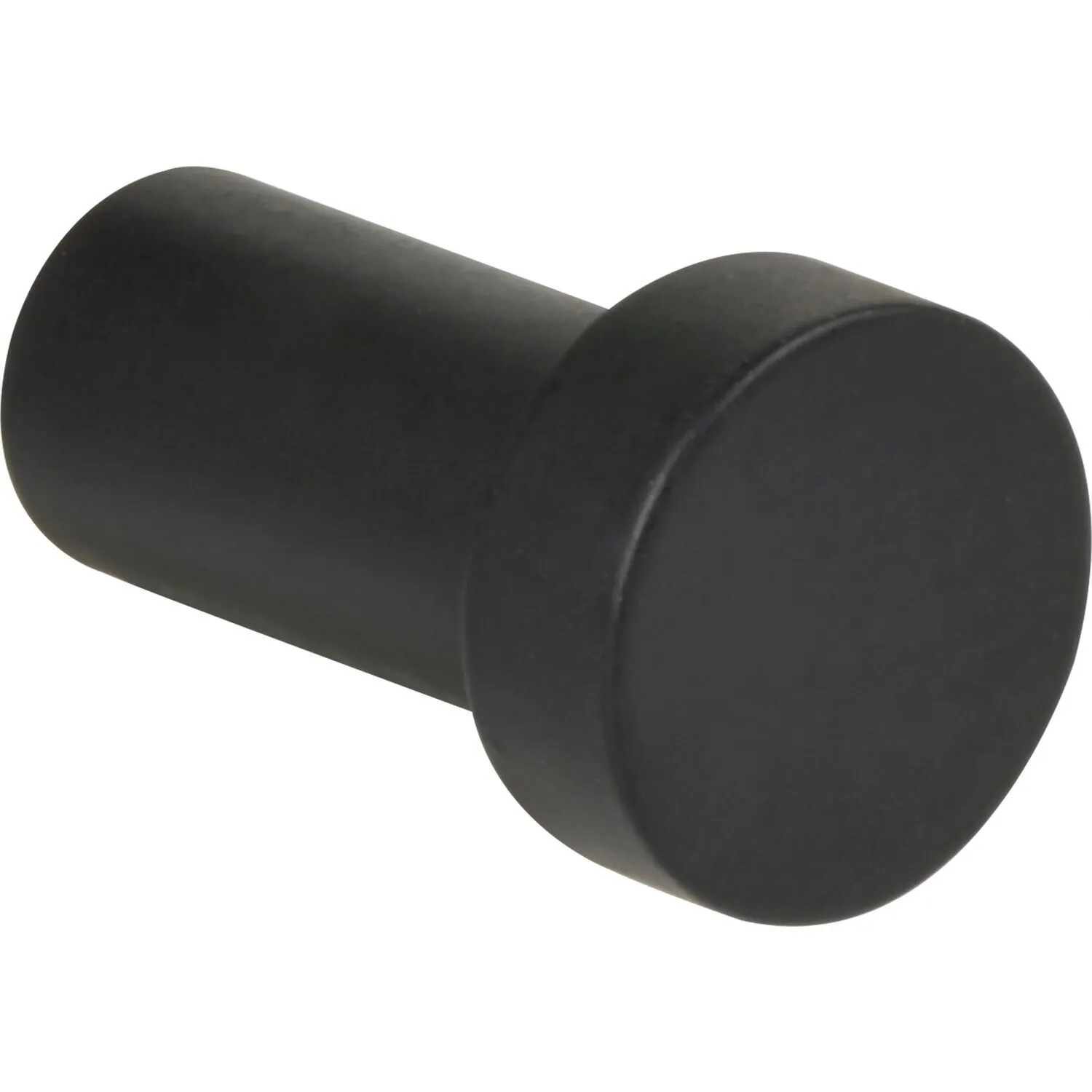 Technik Team Kleiderhaken Bodon Rund Ø 18 mm Stahl Schwarz Matt