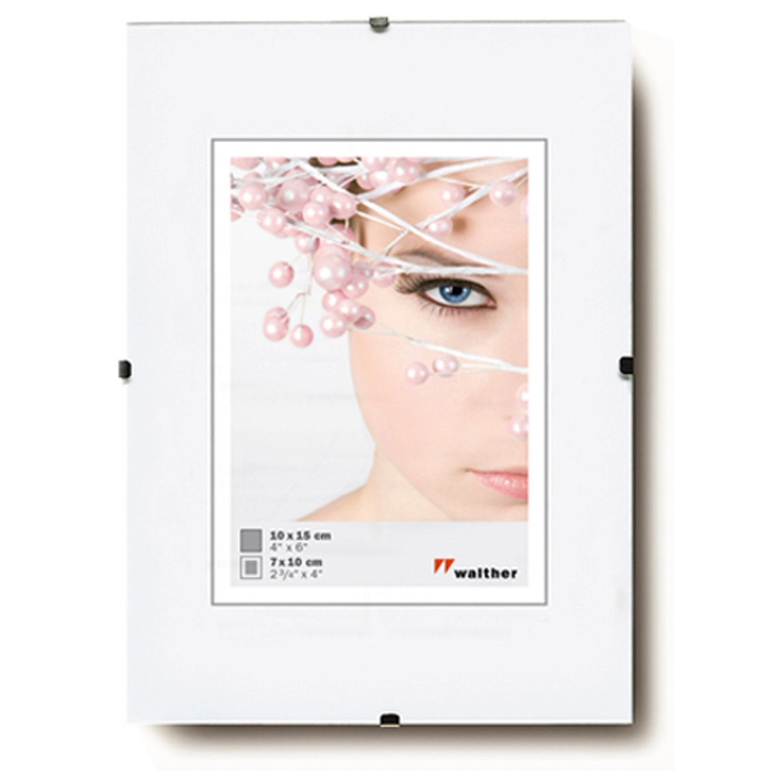 walther design Rahmenlose Bildhalter 15x21 cm/ DINA5 Klarglas RB521K günstig online kaufen