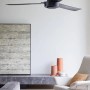 Schwarzer BEACON Deckenventilator Bayside Calypso, 122 cm, im modernen Wohnraum.