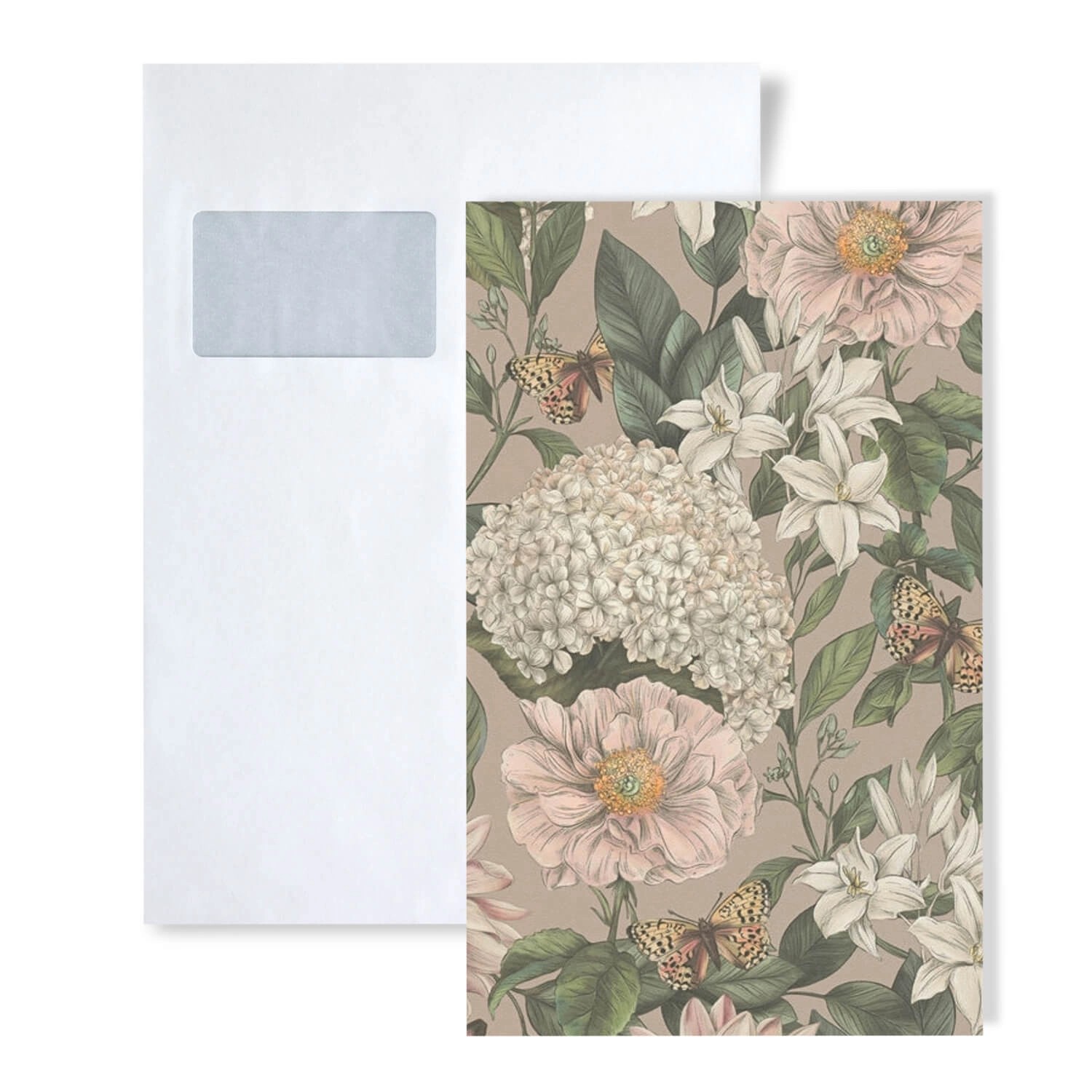 PROFHOME 1 MUSTERSTÜCK S-394262-GU DIN A4 MUSTER der Floralen Tapete günstig online kaufen