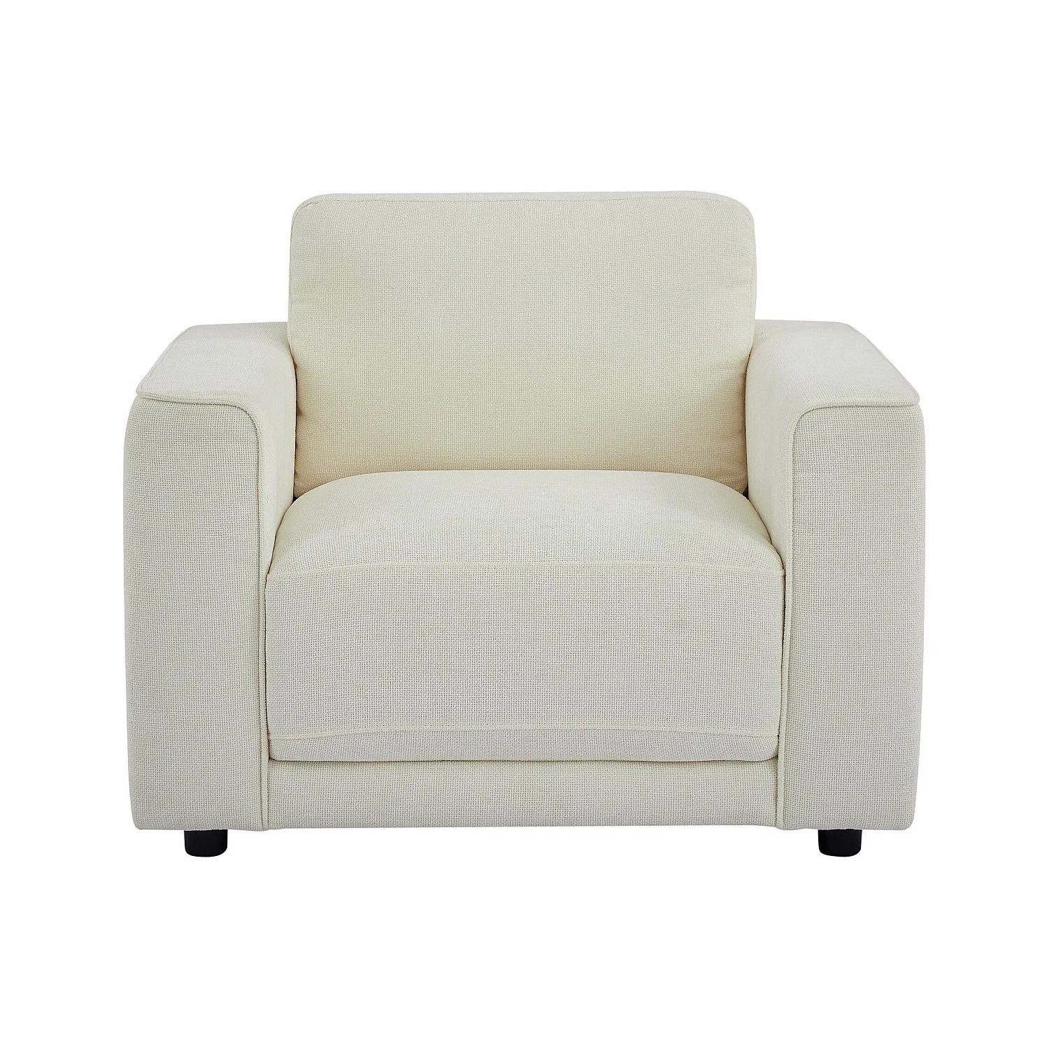Vente-unique Sessel Mit Gerader Rückenlehne Netuso Gebrochenes Weiß 101 cm