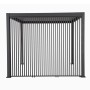 Vertical Wand 93 cm für Terrassenüberdachung, Aluminium, Lamellenwand für mehr Privatsphäre.