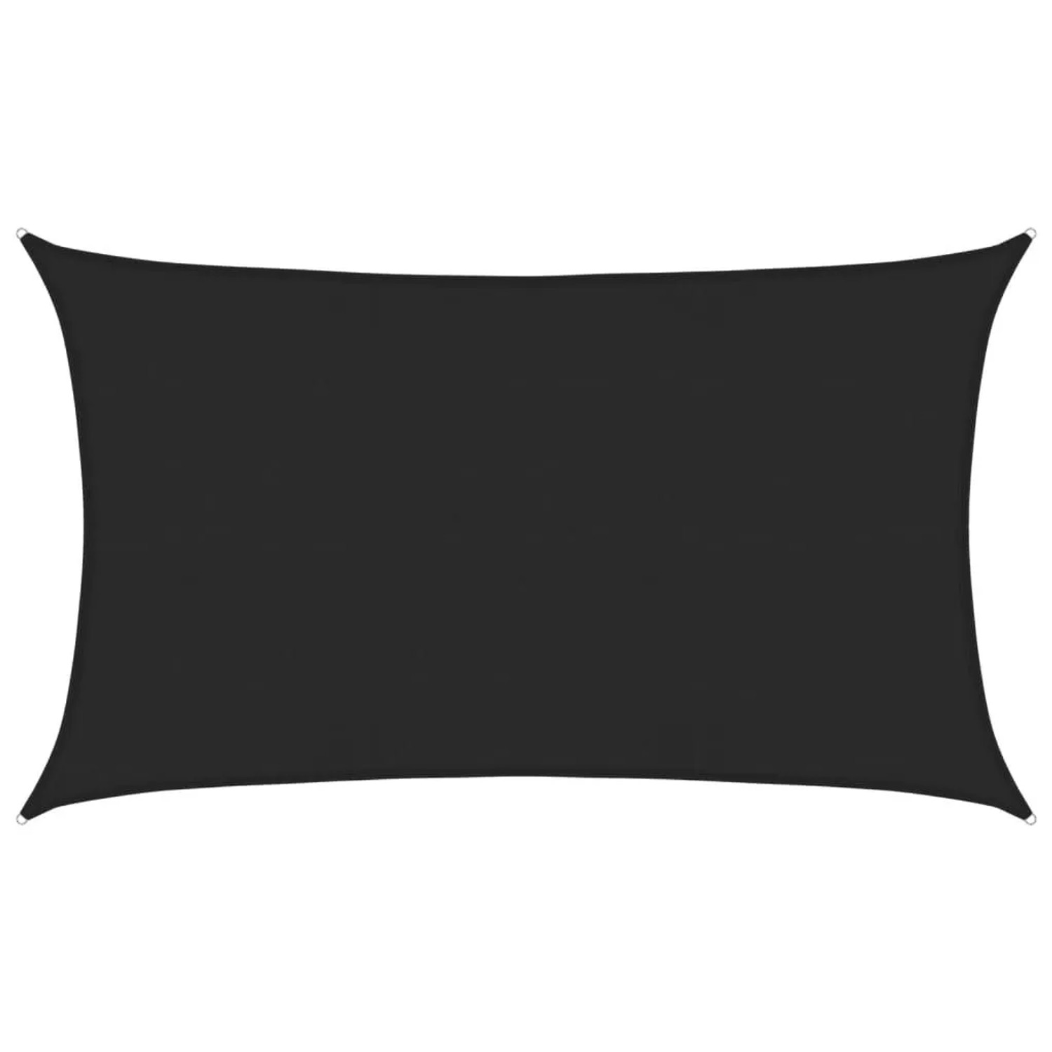 vidaXL Sonnensegel 160 g/m² Schwarz 5x8 m HDPE 311743 günstig online kaufen