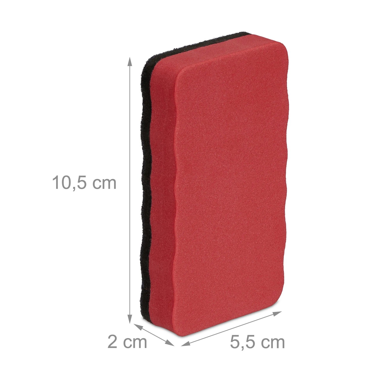 Relaxdays Whiteboard Schwamm 20er Set EVA Bunt Magnetisch 2 cm x 10,5 cm x 5,5 cm 10 g_4