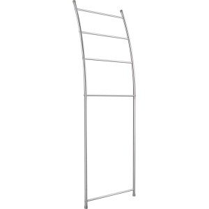 CMI Standleiter für Handtücher, Chrom, mit 4 Stangen, flexibel aufstellbar.