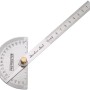 LUX Winkelmesser Classic 100 mm aus Stahl, verstellbar zum Messen und Eintragen von Winkeln.