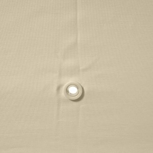 MCW Ersatzbezug Dach Pergola Calpe 3x3m Creme, Detailansicht Stoff mit Öse.