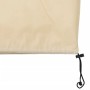 vidaXL Wintervlies-Hülle, beige, mit Kordelzug, 4er-Set zum Schutz von Pflanzen.