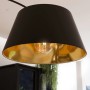 Lindby Stehlampe Bogenleuchte Esti 9624456 Modern in Schwarz aus Textil 1-flammig E27 Wohnzimmerleuchte_5