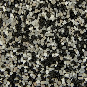 Terralith Buntsteinputz Mosaikputz 2mm 14 kg BSP02 Weiss Grau Schwarz