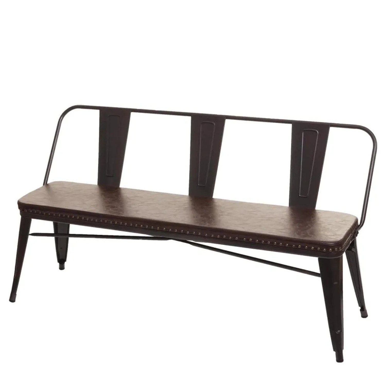 MCW 3er Sitzbank H10 Schwarz-Braun