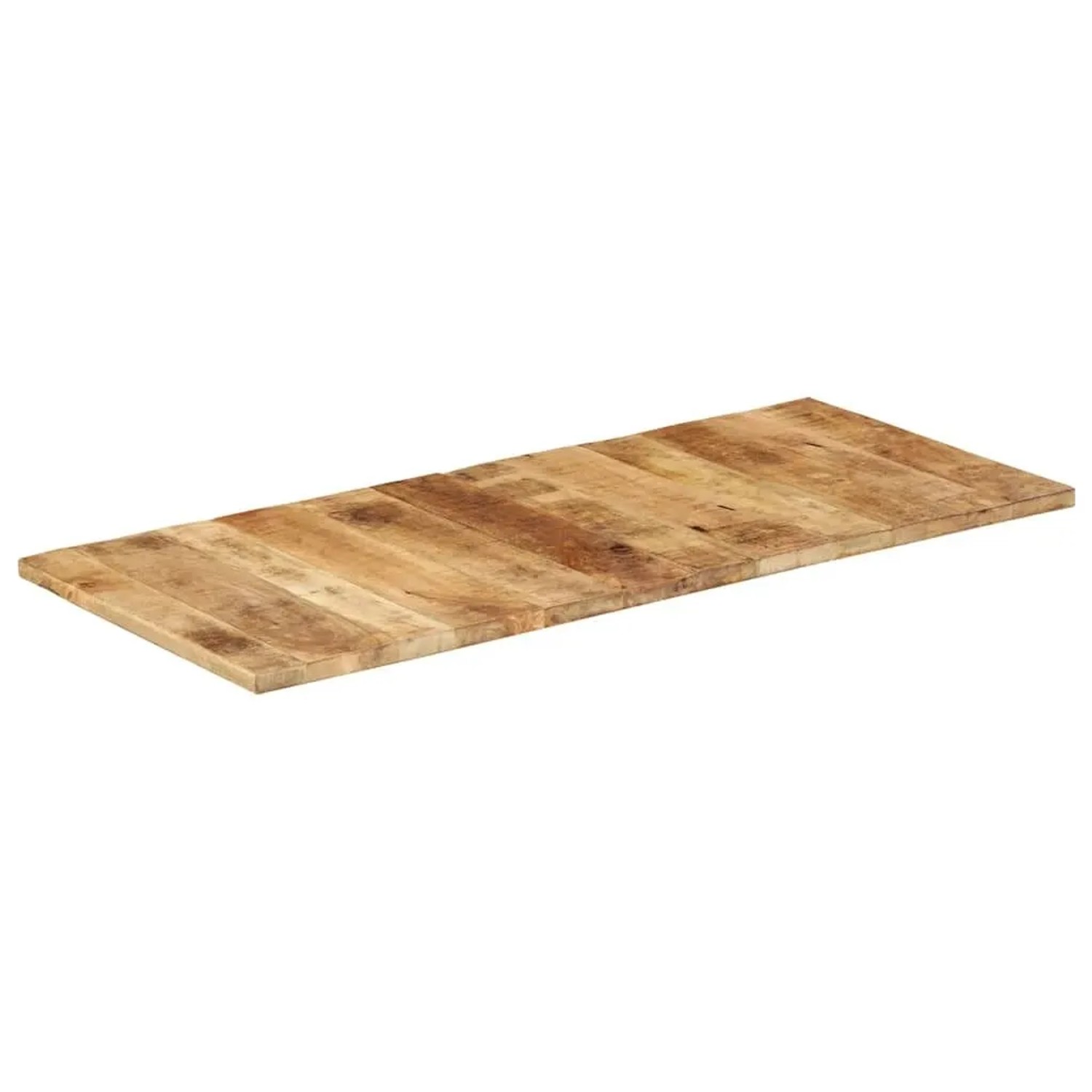 vidaXL Tischplatte Massivholz Mango 25-27 mm 140x60 cm 286026
