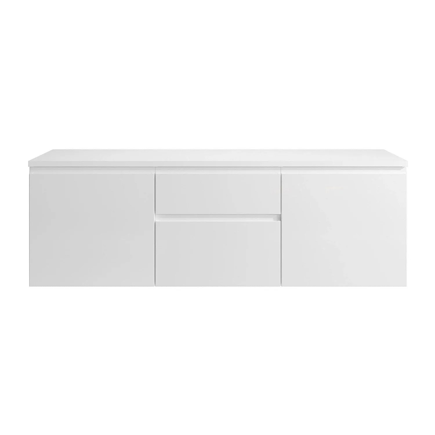 Vente-unique Waschbeckenunterschrank Jimena Weiß 150 cm