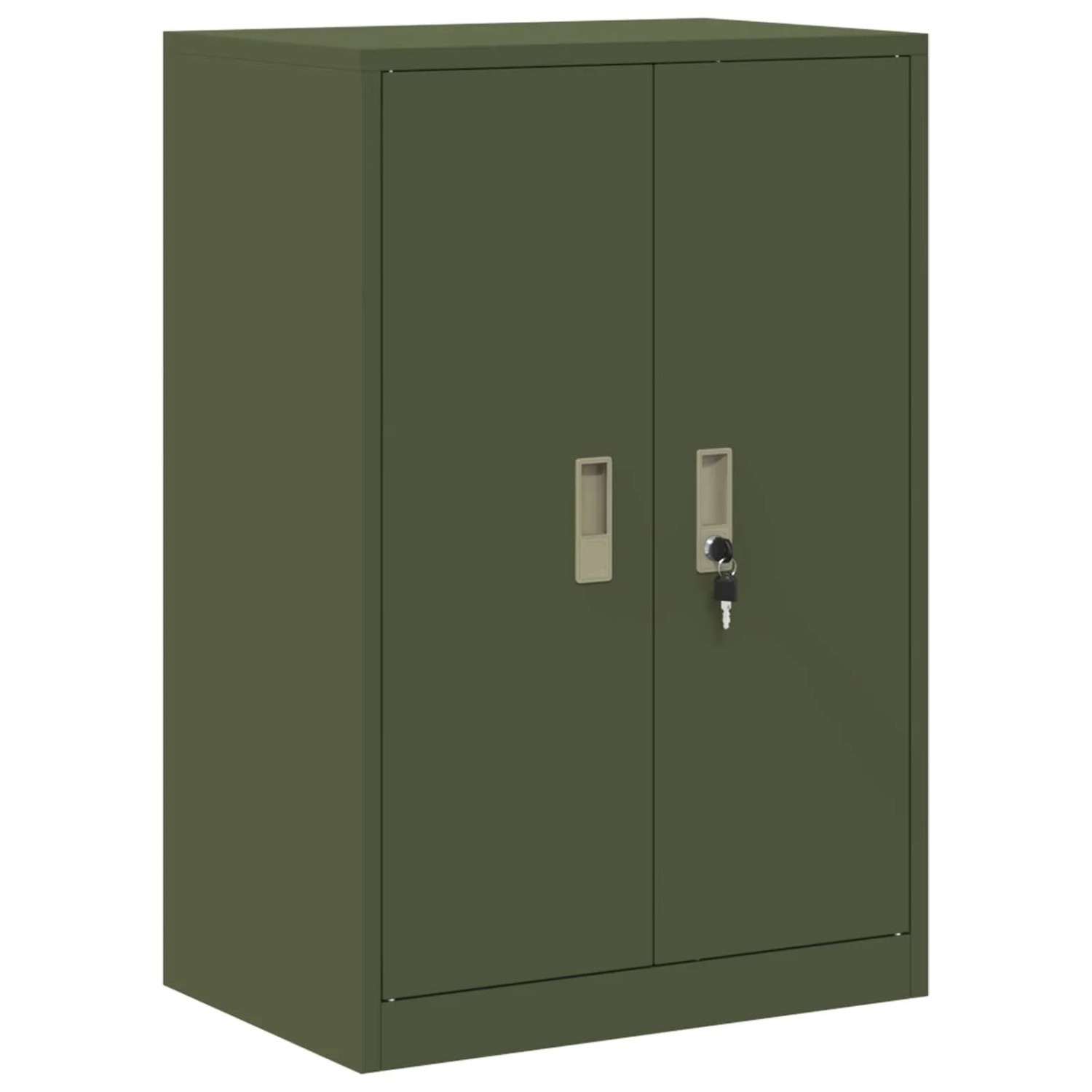 vidaXL Aufbewahrungsschrank Olive Grün 60 x 40 x 90 cm Stahl 891728